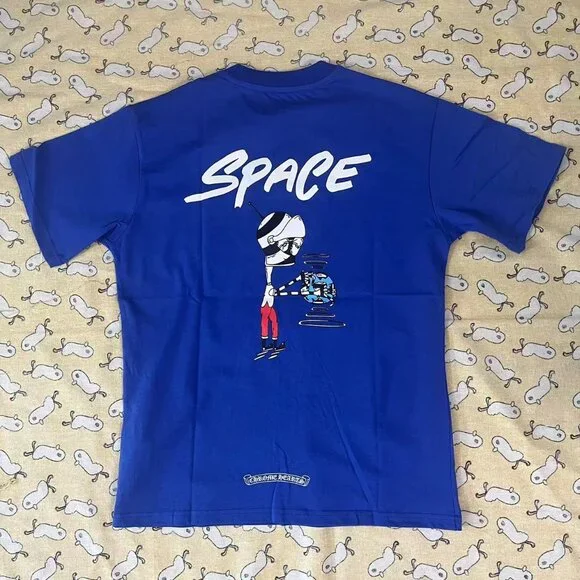 Chrome Hearts Dark Blue Matty Boy Ppo Space T-shirt Tees - Short 